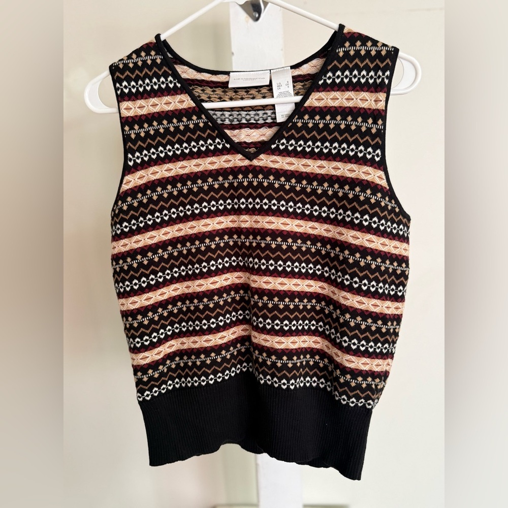 New Liz Claiborne Sweater Vest